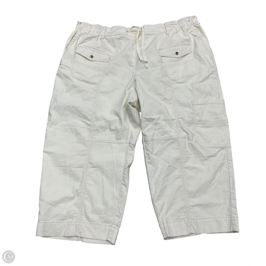 Pants Cargo & Utility By Pilcro In Cream, Size: 3x