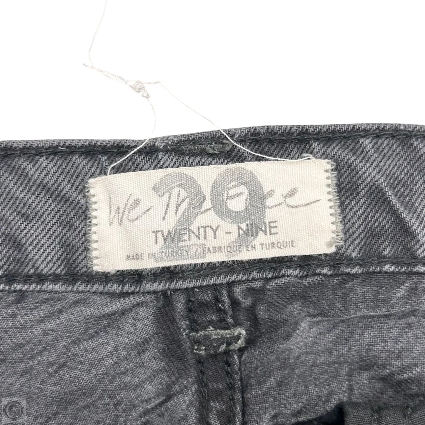 Jeans Wide Leg By We The Free In Black Denim, Size: 8