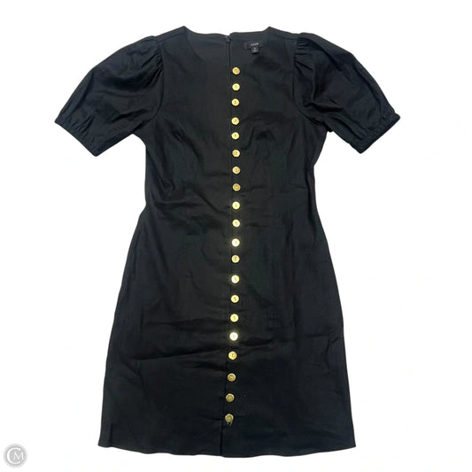 Dress Casual Midi By J. Crew In Black Denim, Size: Xs
