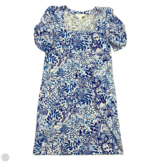 Dress Designer By Lilly Pulitzer In Blue & White, Size: Xs