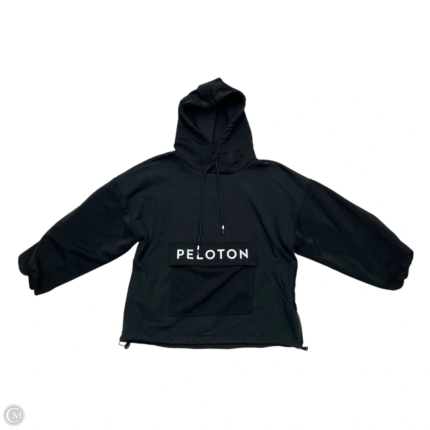 Athletic Sweatshirt Hoodie By Peloton In Black, Size: M