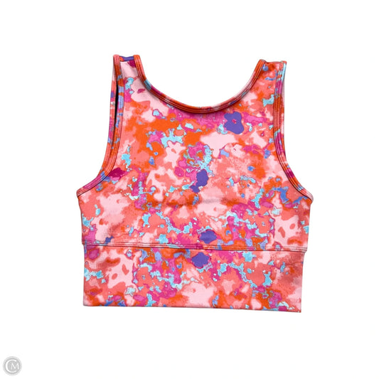 Athletic Bra By Daily Practice By Anthropologie In Orange & Pink, Size: Xs