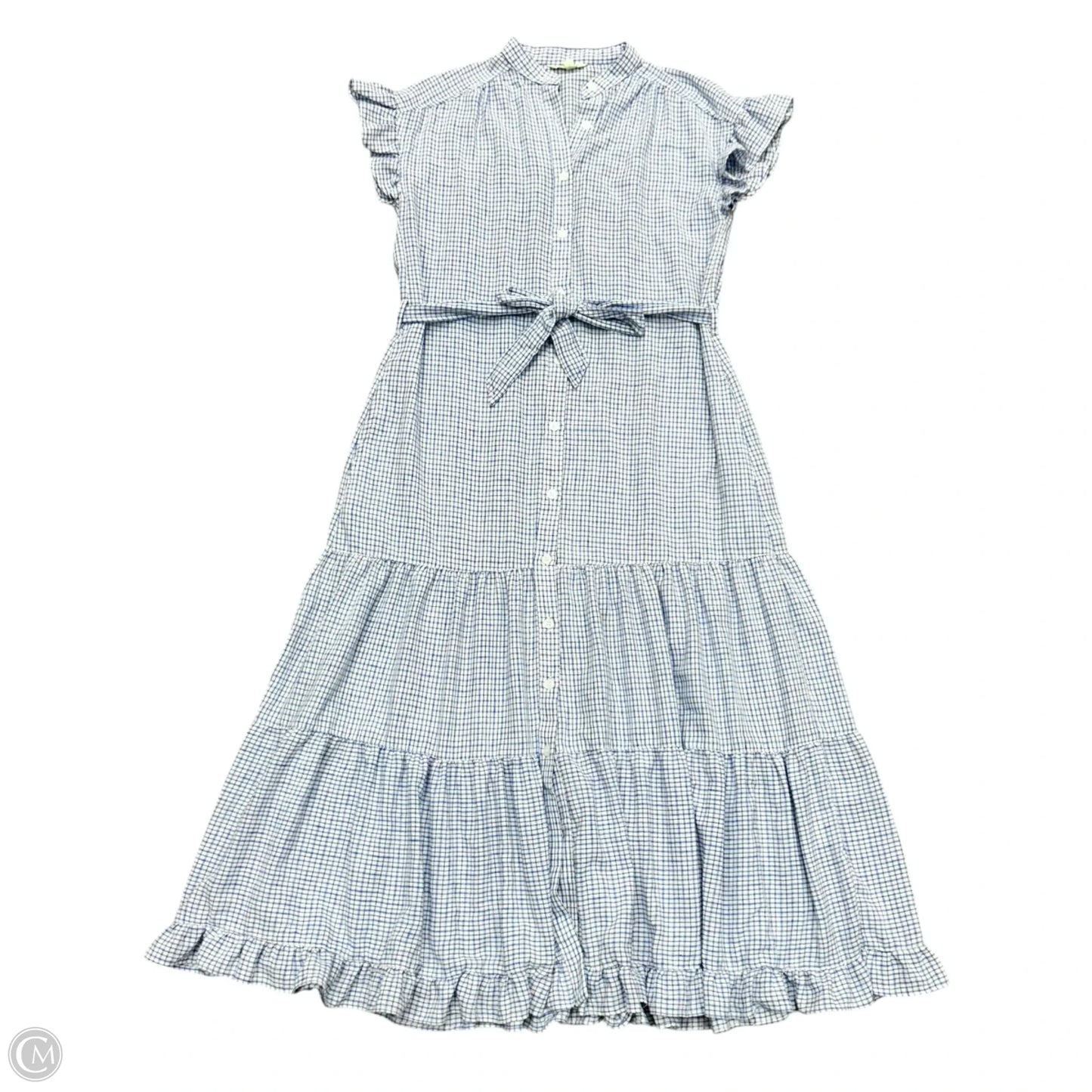 Dress Casual Maxi By Max Studio In Blue & White, Size: S
