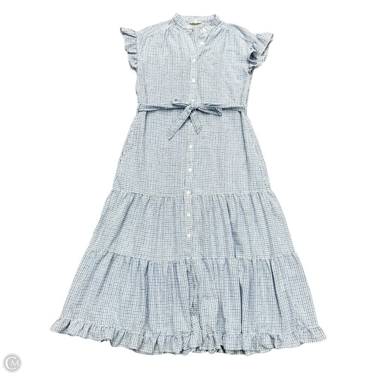 Dress Casual Maxi By Max Studio In Blue & White, Size: S