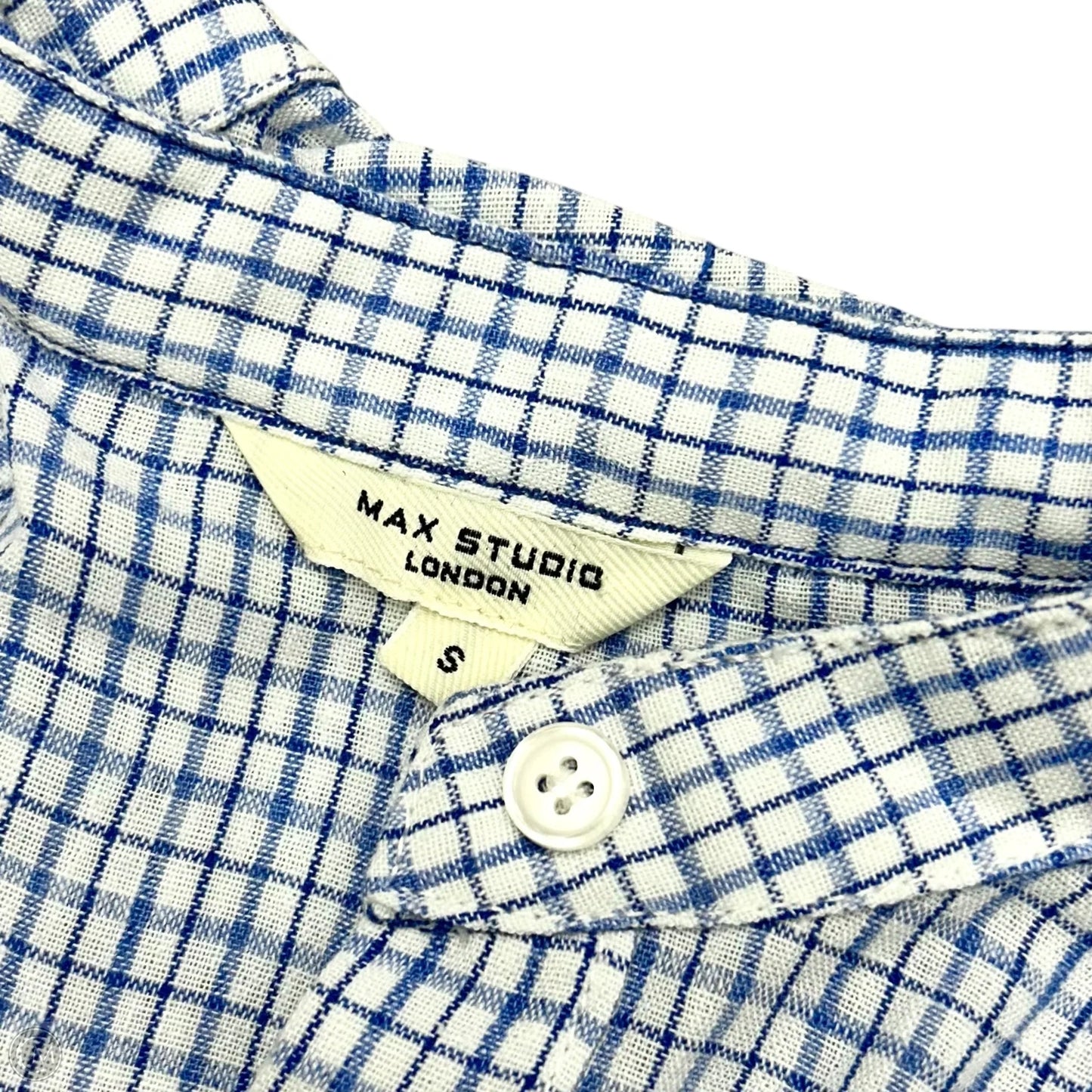 Dress Casual Maxi By Max Studio In Blue & White, Size: S