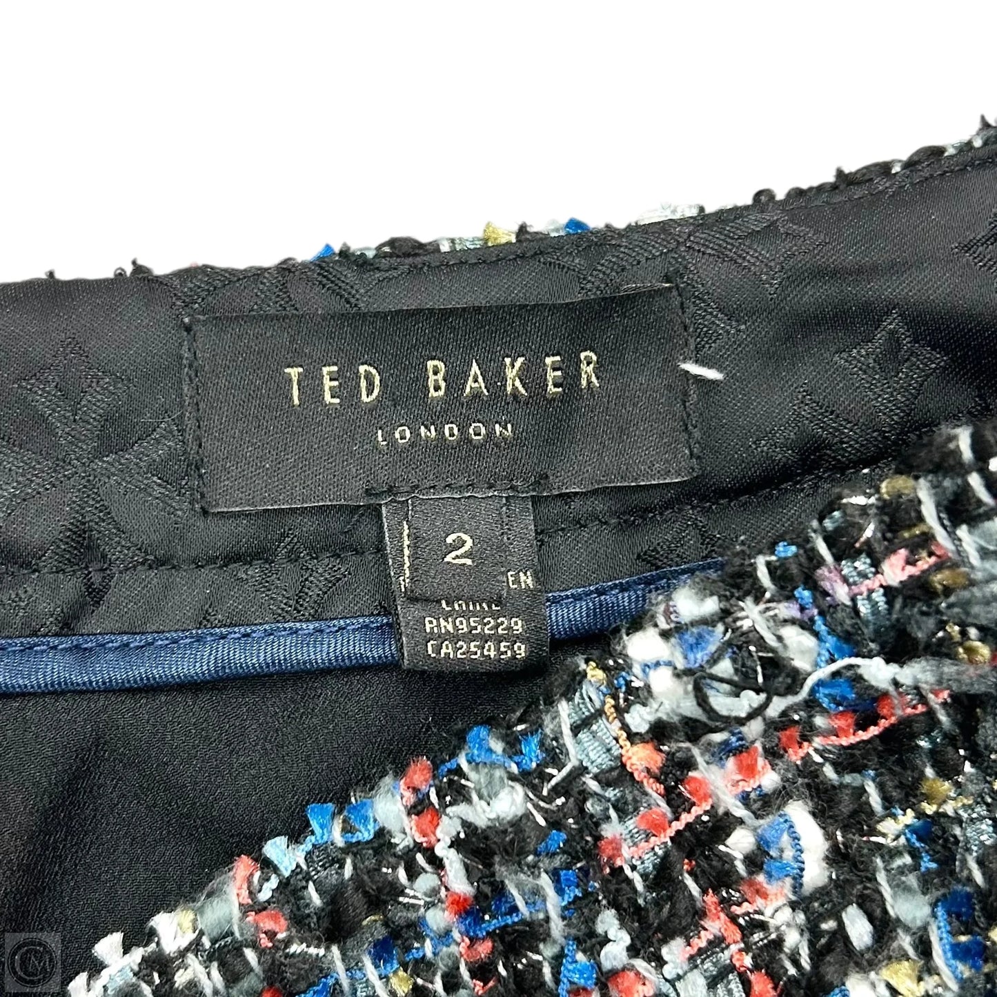 Skirt Mini & Short By Ted Baker In Black & Pink, Size: 6