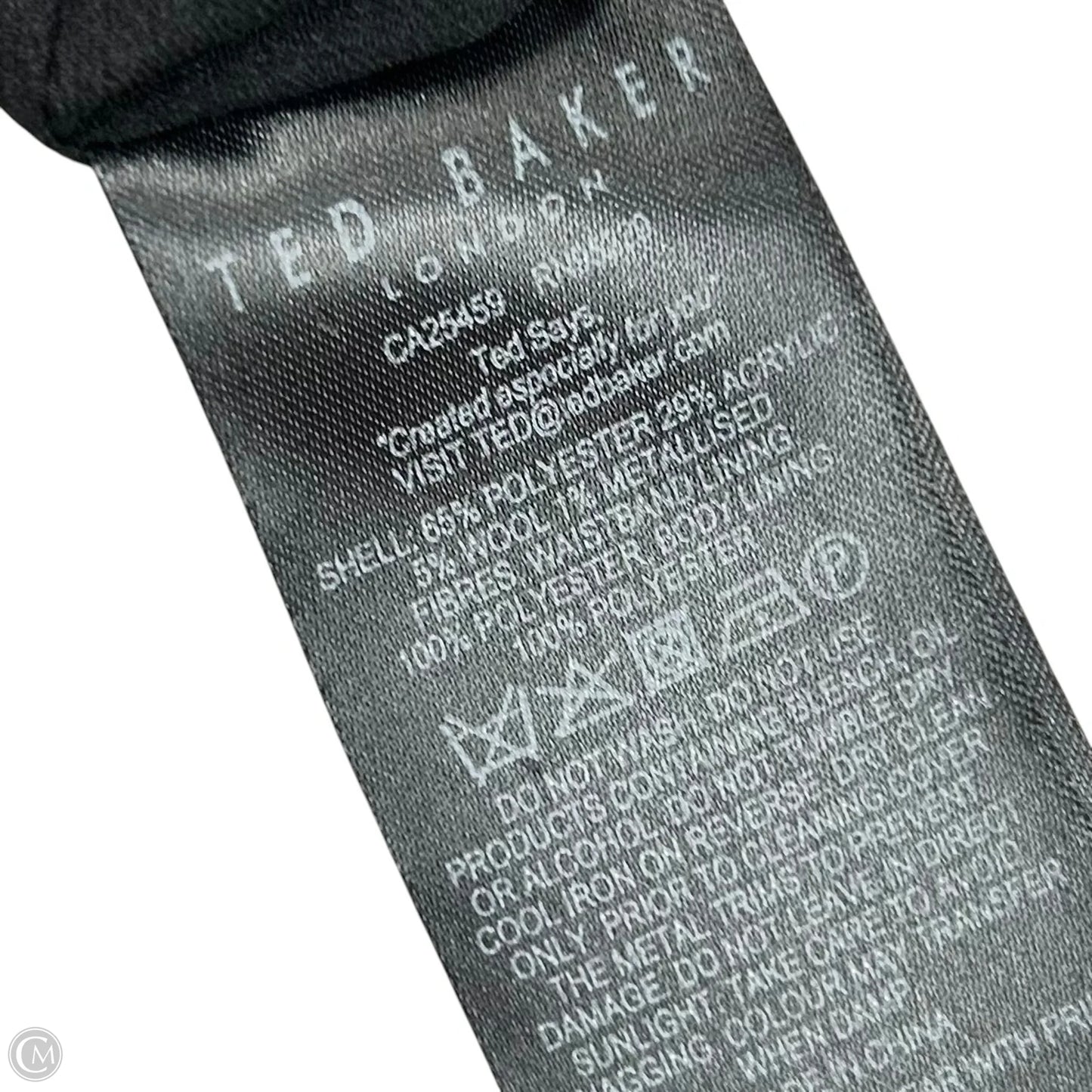 Skirt Mini & Short By Ted Baker In Black & Pink, Size: 6