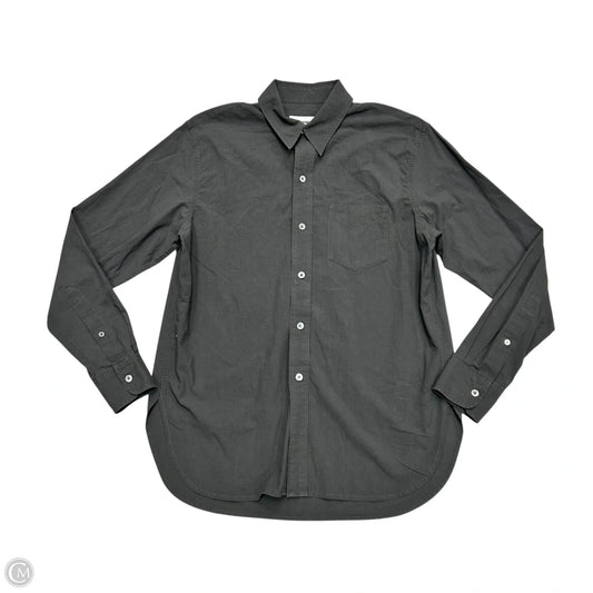 Top Long Sleeve By Buck Mason In Grey, Size: S
