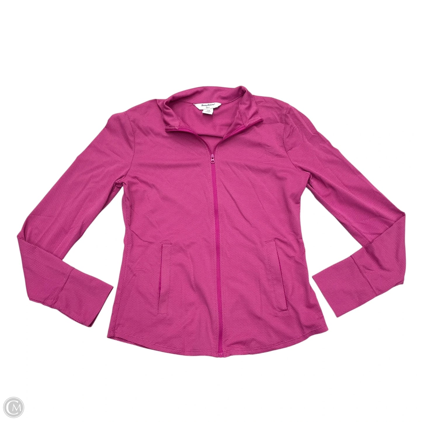 Athletic Jacket By Tommy Bahama In Pink, Size: M