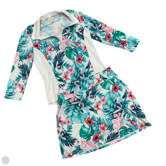 Athletic Shorts 2pc By Tommy Bahama In Blue & Pink, Size: S