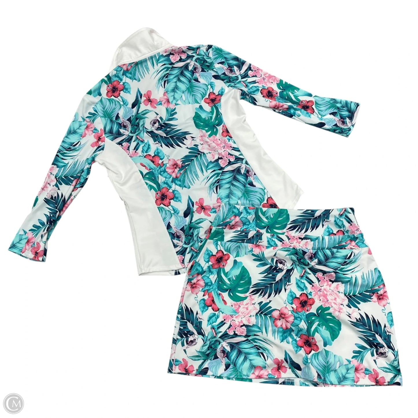 Athletic Shorts 2pc By Tommy Bahama In Blue & Pink, Size: S