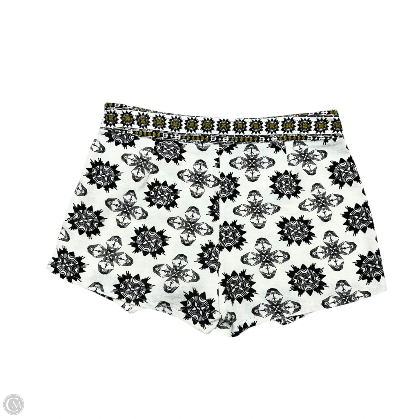 Skort By Free People In Black & Cream, Size: 6