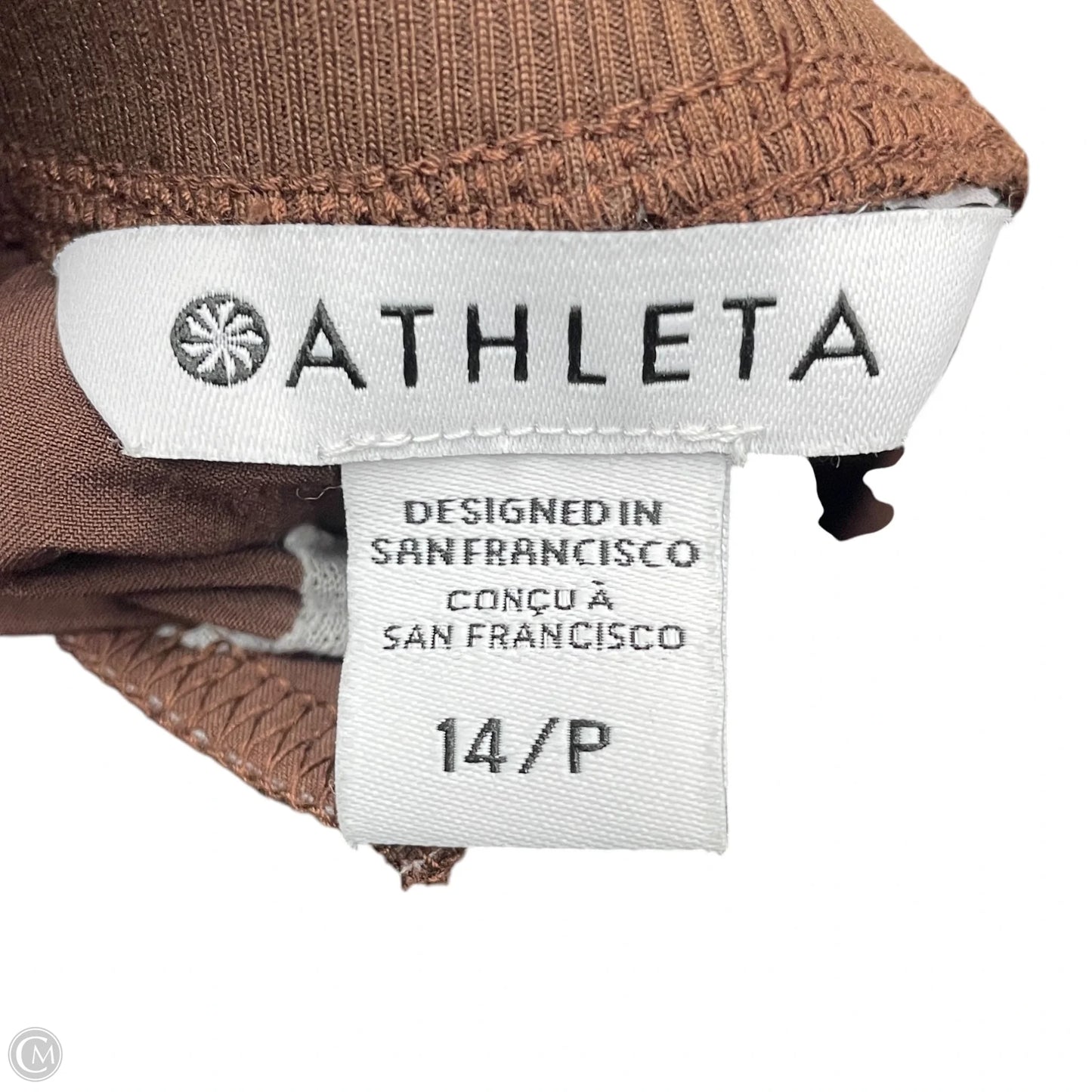 Athletic Pants By Athleta In Brown, Size: Xl