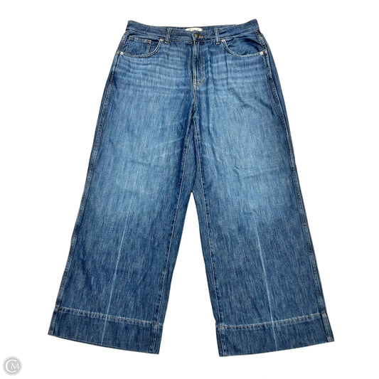 Jeans Wide Leg By Madewell In Blue Denim, Size: 12p