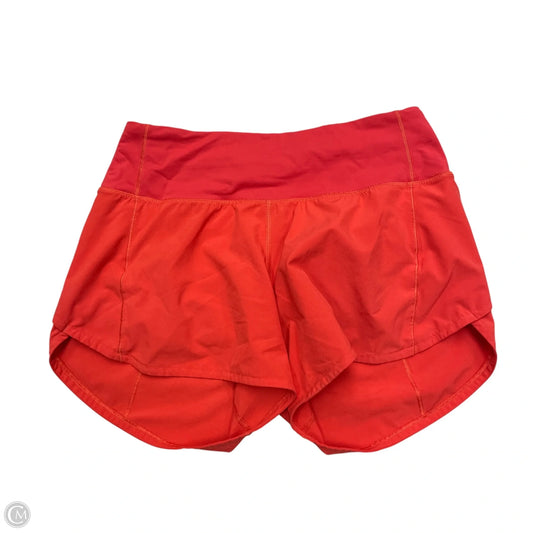 Athletic Shorts By Lululemon In Red, Size: S