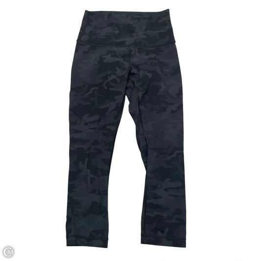 Athletic Leggings Capris By Lululemon In Camouflage Print, Size: S