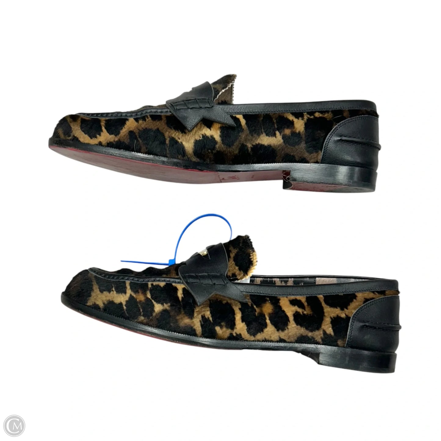 Shoes Luxury Designer By Christian Louboutin In Leopard Print, Size: 8.5