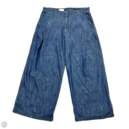 Jeans Wide Leg By Pilcro In Blue Denim, Size: 14