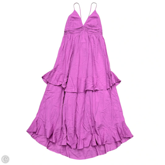 Dress Casual Maxi By Abercrombie And Fitch In Purple, Size: Lt