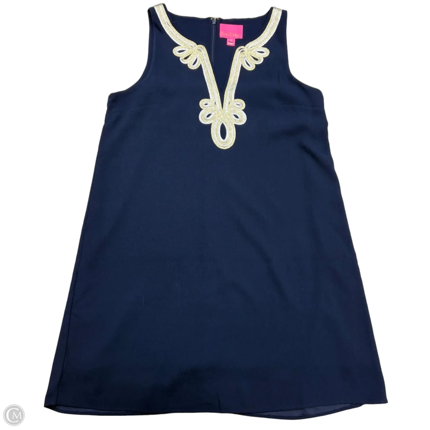 Dress Designer By Lilly Pulitzer In Navy, Size: L