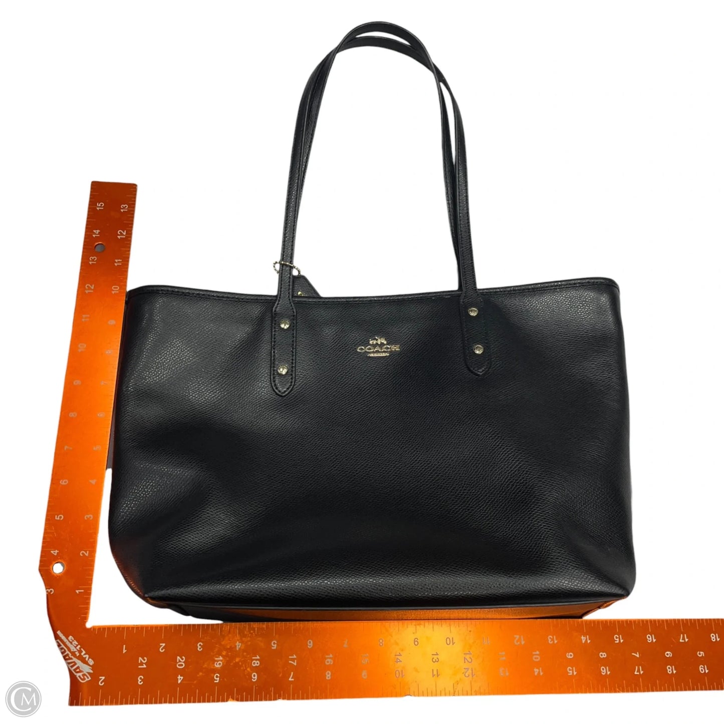 Tote Designer By Coach, Size: Medium
