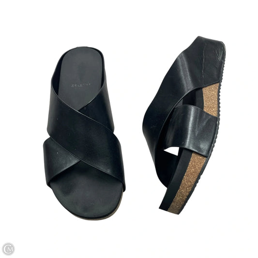Sandals Flats By Volatile In Black, Size: 6