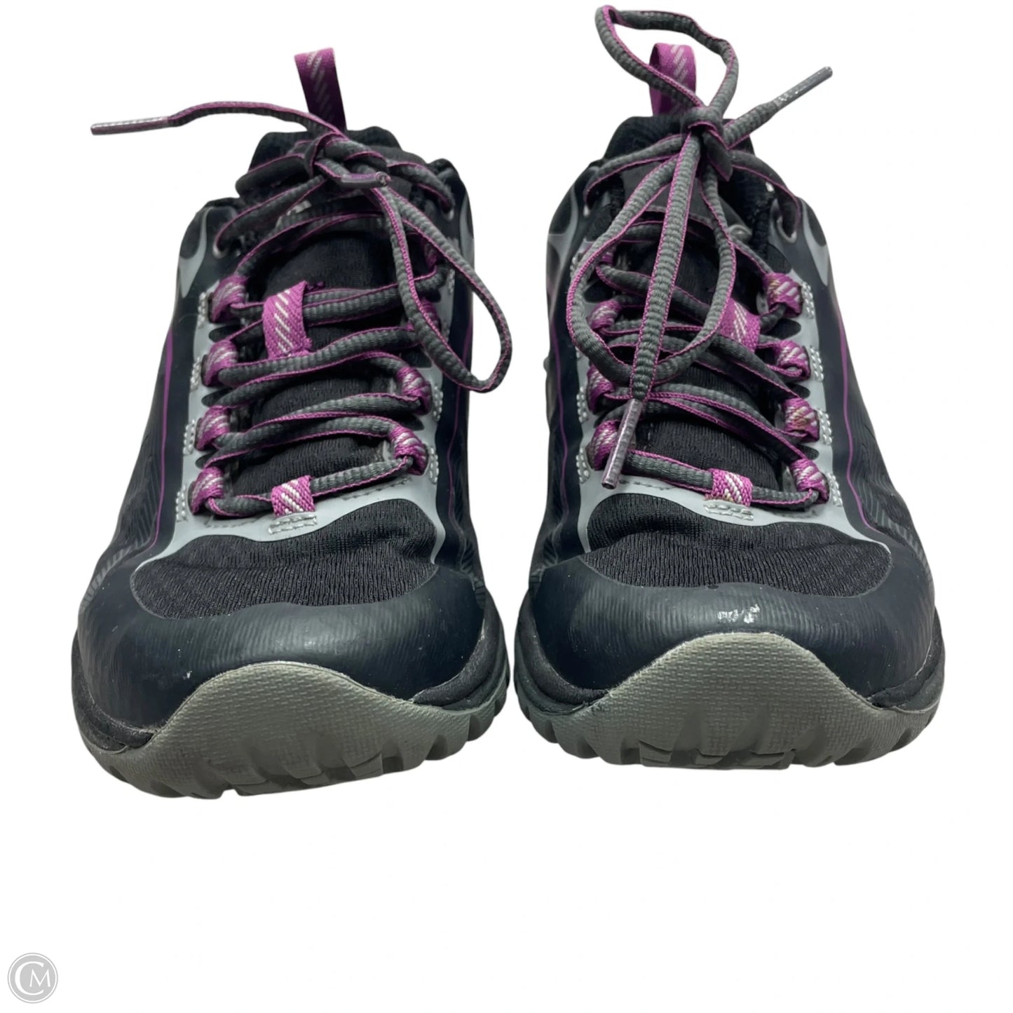 Shoes Athletic By Merrell In Black & Purple, Size: 6.5