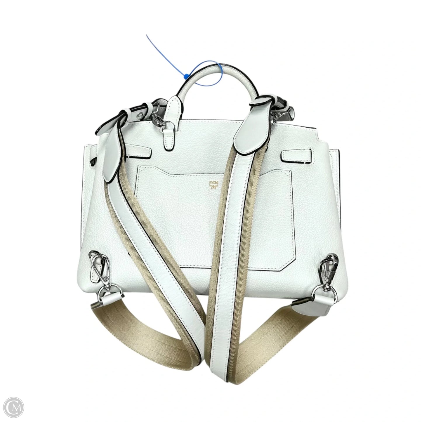 Backpack Luxury Designer By Mcm, Size: Medium