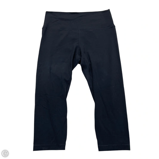 Athletic Leggings Capris By Lululemon In Black, Size: L