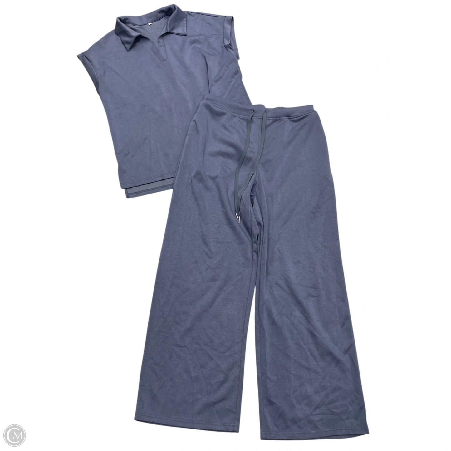Lounge Set Pants In Blue, Size: L