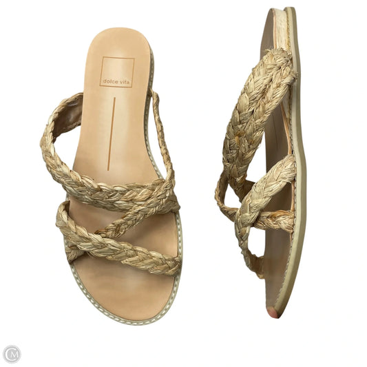 Sandals Flats By Dolce Vita In Tan, Size: 9.5