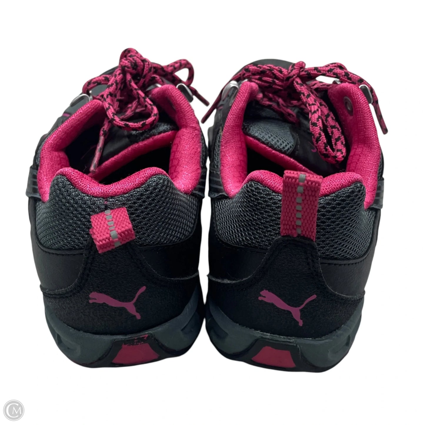 Shoes Athletic By Puma In Black & Pink, Size: 8.5