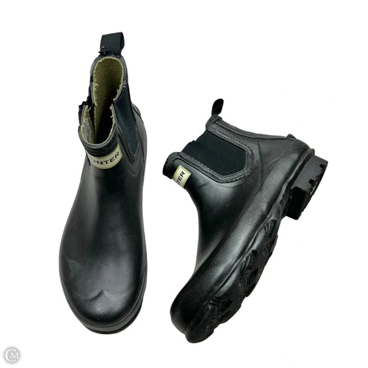 Boots Rain By Hunter In Black, Size: 7