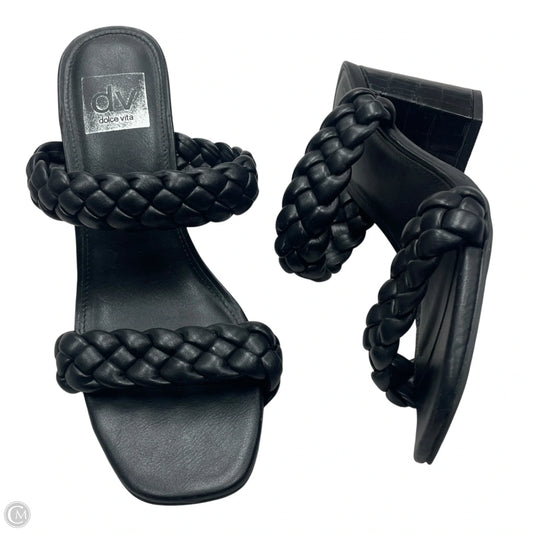 Sandals Heels Block By Dolce Vita In Black, Size: 7