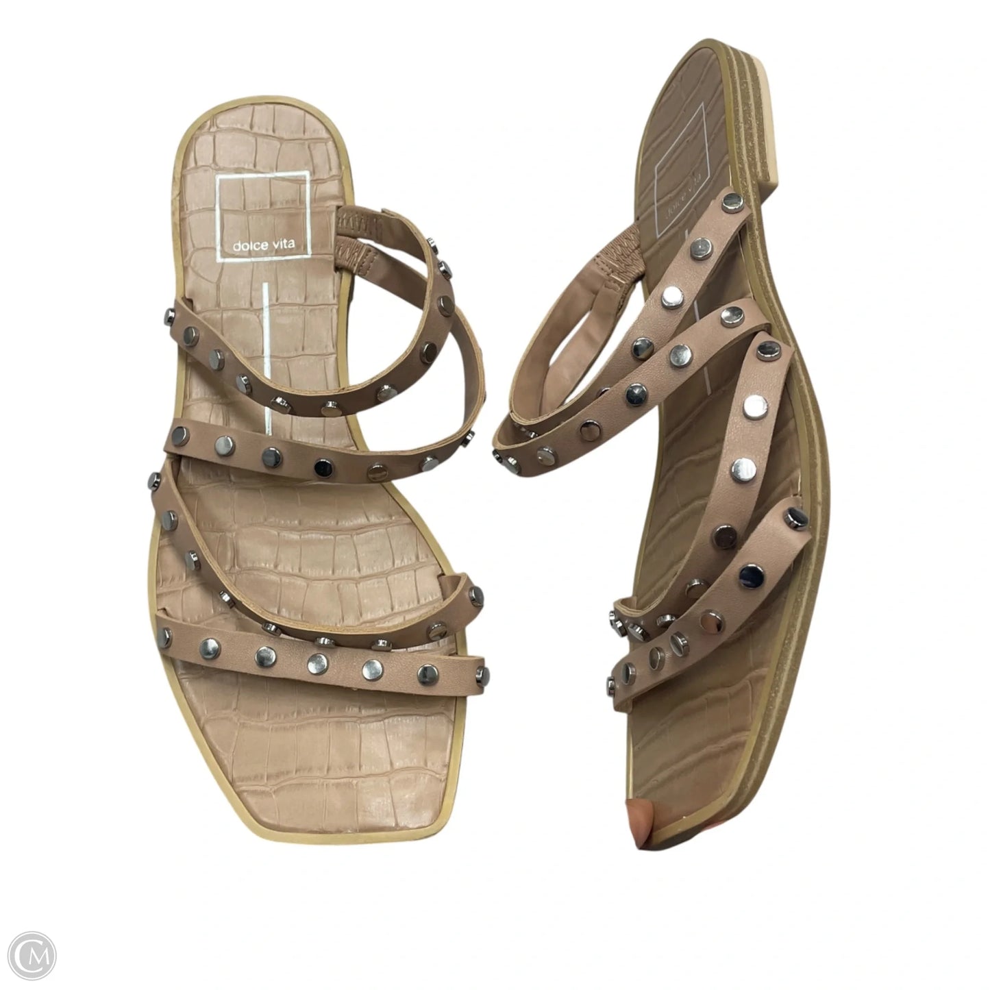 Sandals Flats By Dolce Vita In Beige, Size: 7.5