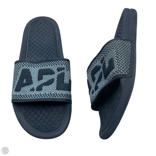 Sandals Designer By Apl In Navy, Size: 9