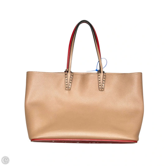 Tote Luxury Designer By Christian Louboutin, Size: Large