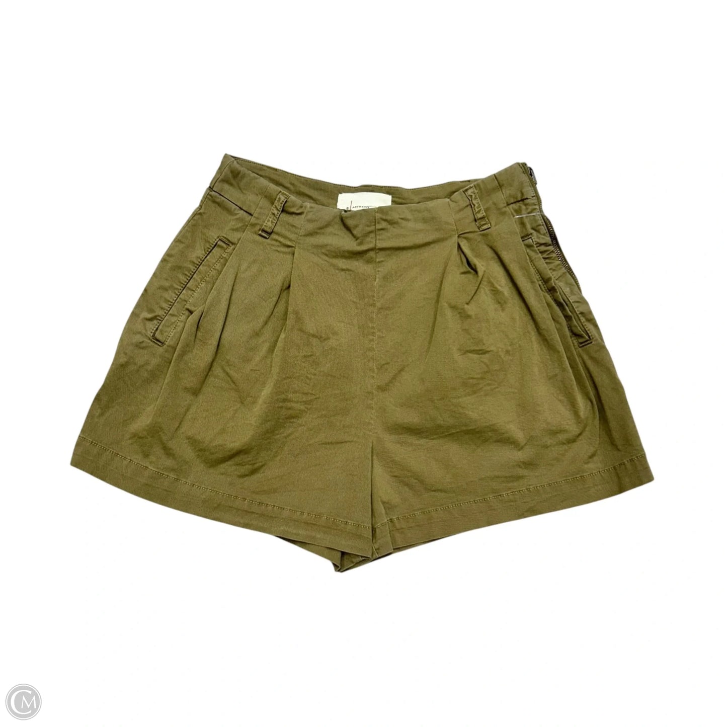 Shorts By Anthropologie In Green, Size: 0
