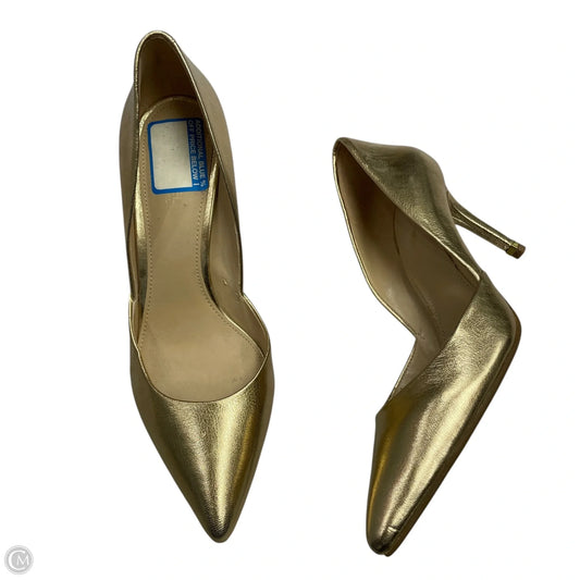 Shoes Heels Stiletto By Michael By Michael Kors In Gold, Size: 7.5