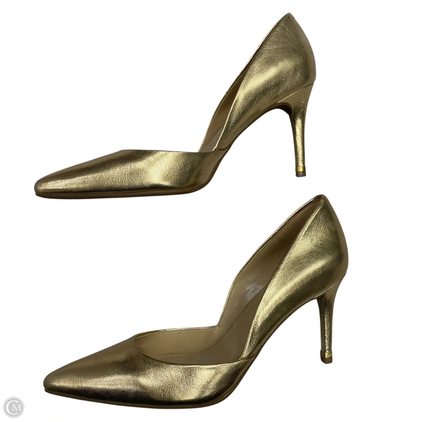 Shoes Heels Stiletto By Michael By Michael Kors In Gold, Size: 7.5