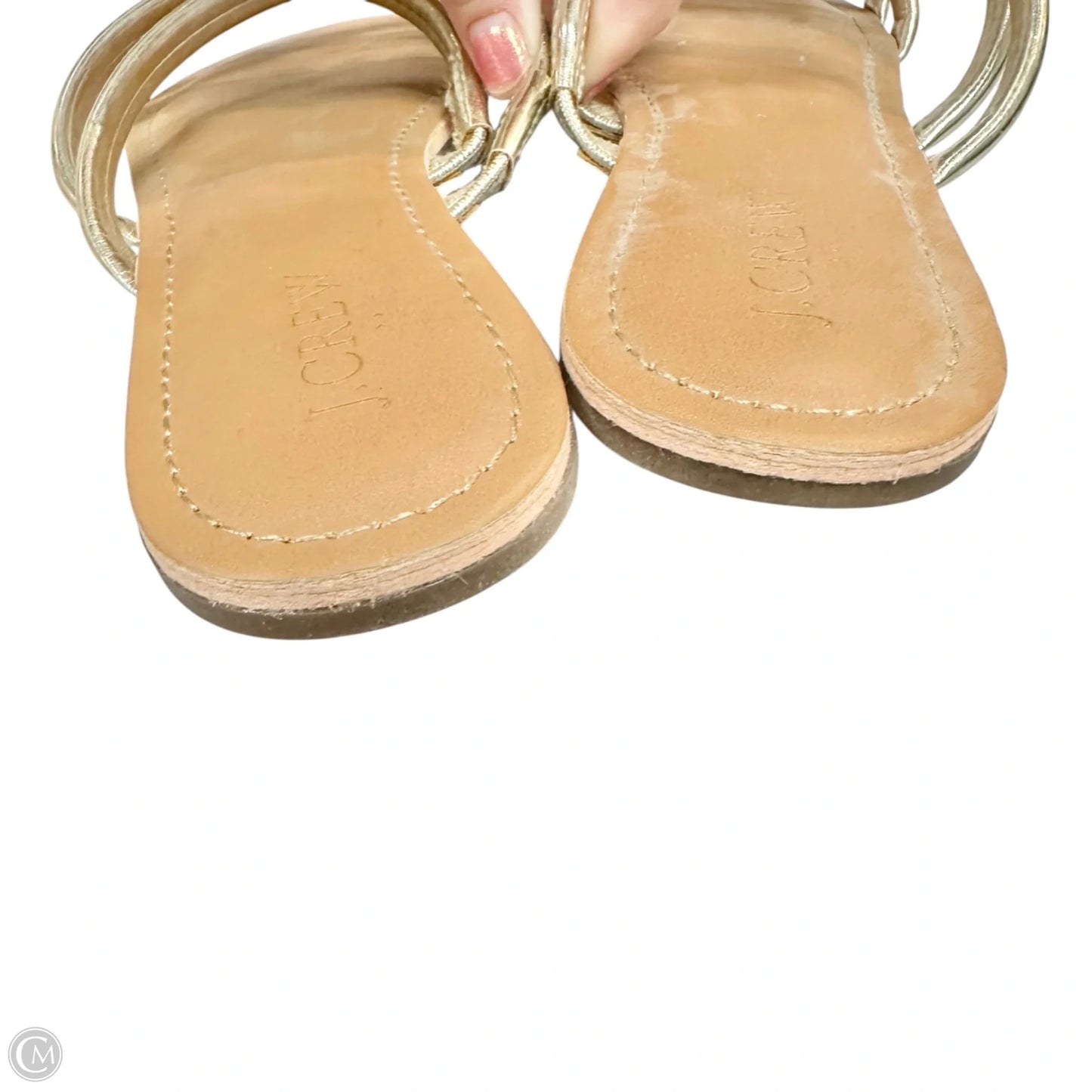 Sandals Flats By J. Crew In Gold, Size: 7