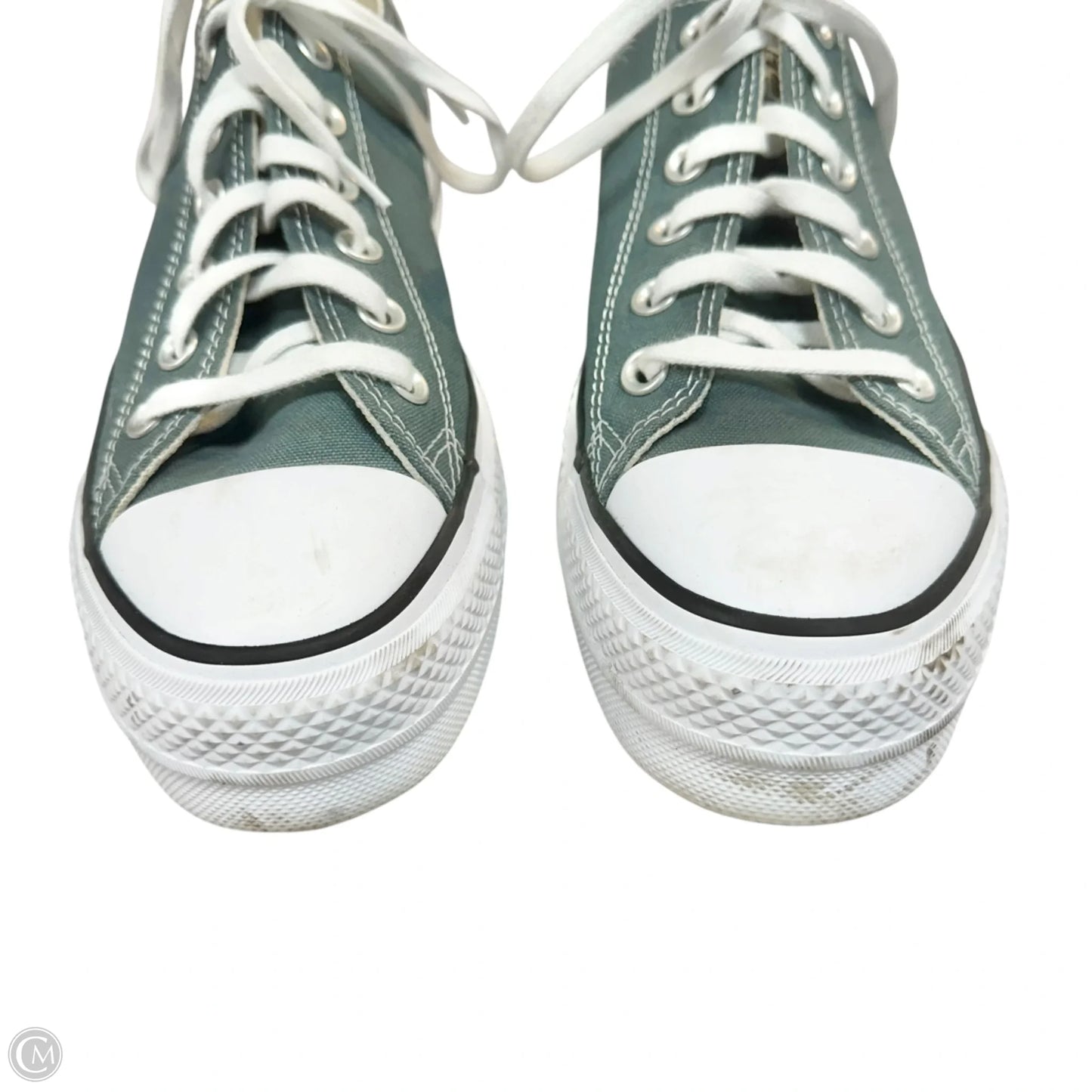 Shoes Sneakers Platform By Converse In Grey & White, Size: 9