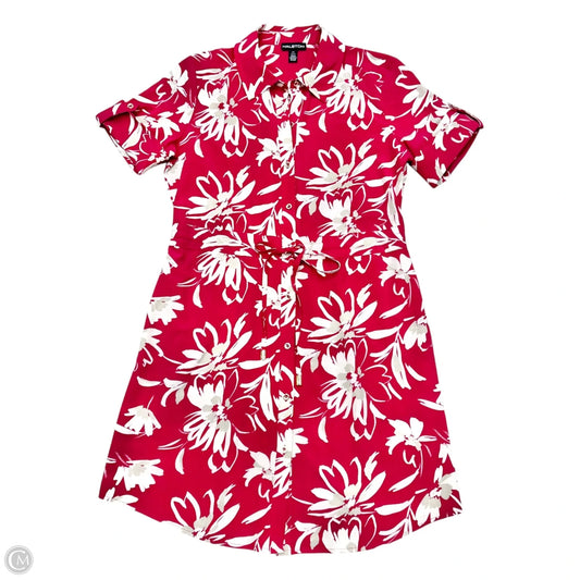 Dress Designer By Halston In Pink & White, Size: M
