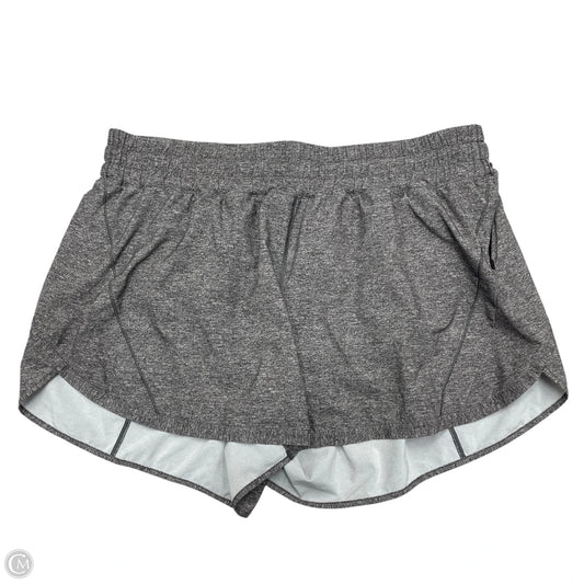 Athletic Shorts By Lululemon In Grey, Size: 2x