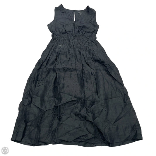 Dress Casual Midi By J. Crew In Black, Size: M
