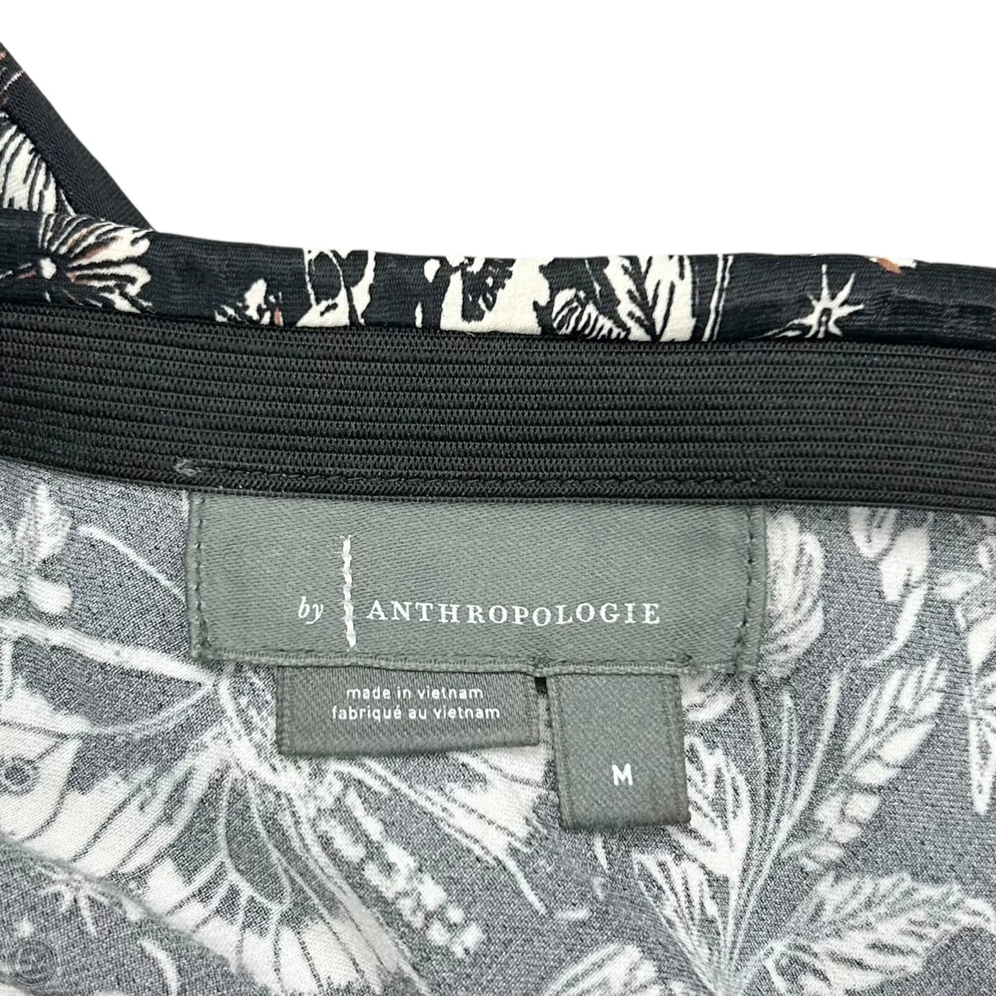 Skirt Maxi By Anthropologie In Black & Cream, Size: M