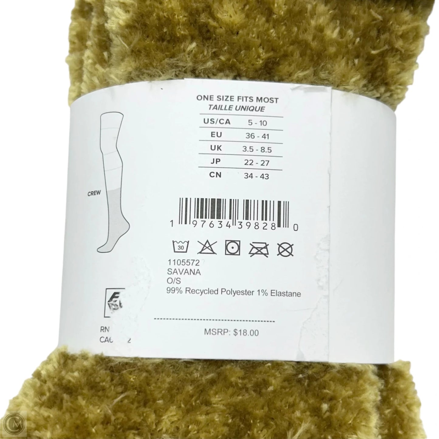 Socks Designer By Ugg In Green, Size: 5-10
