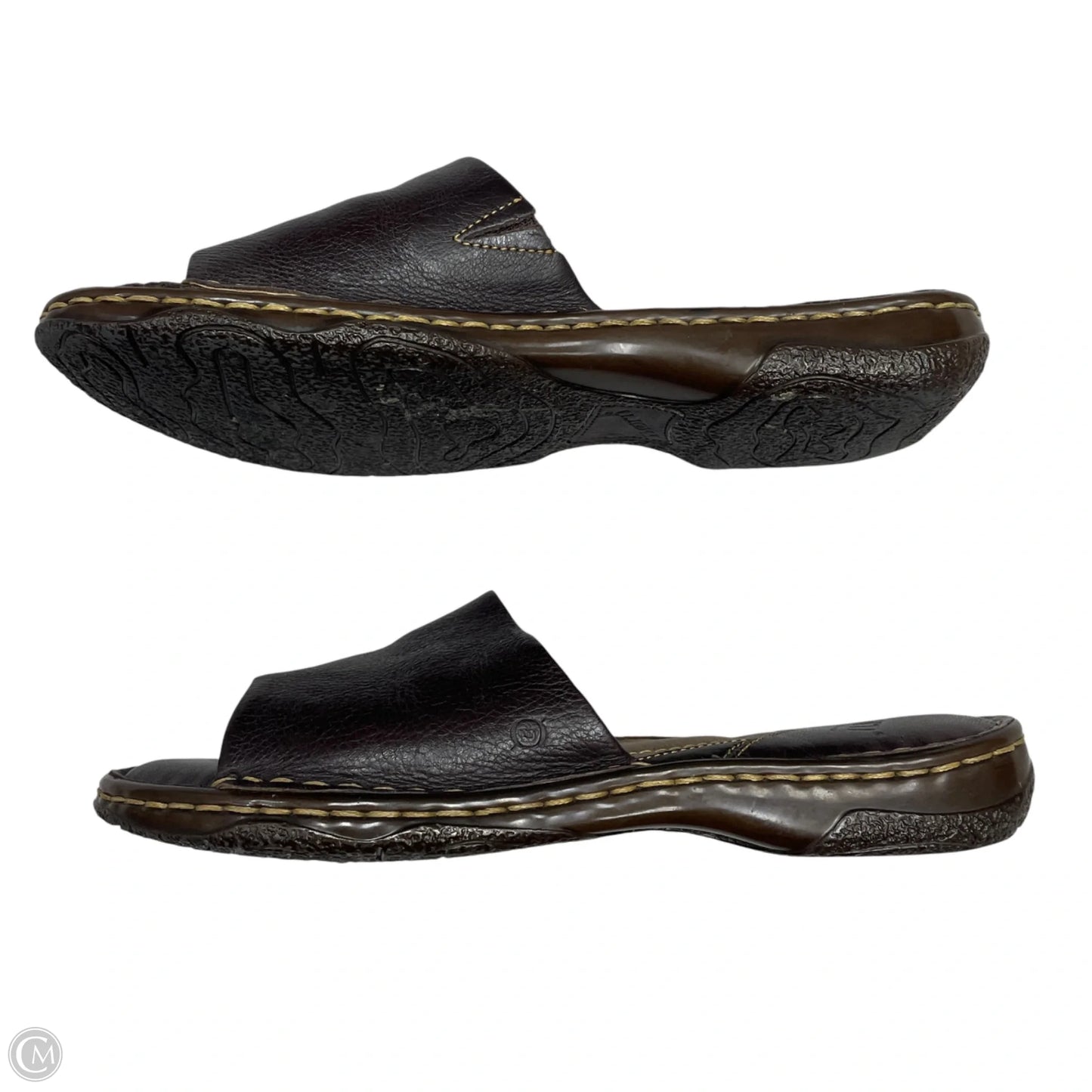 Sandals Flats By Born In Brown, Size: 7