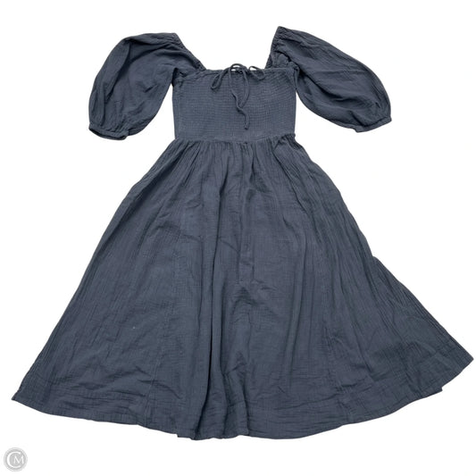 Dress Casual Maxi By Quince In Navy, Size: M