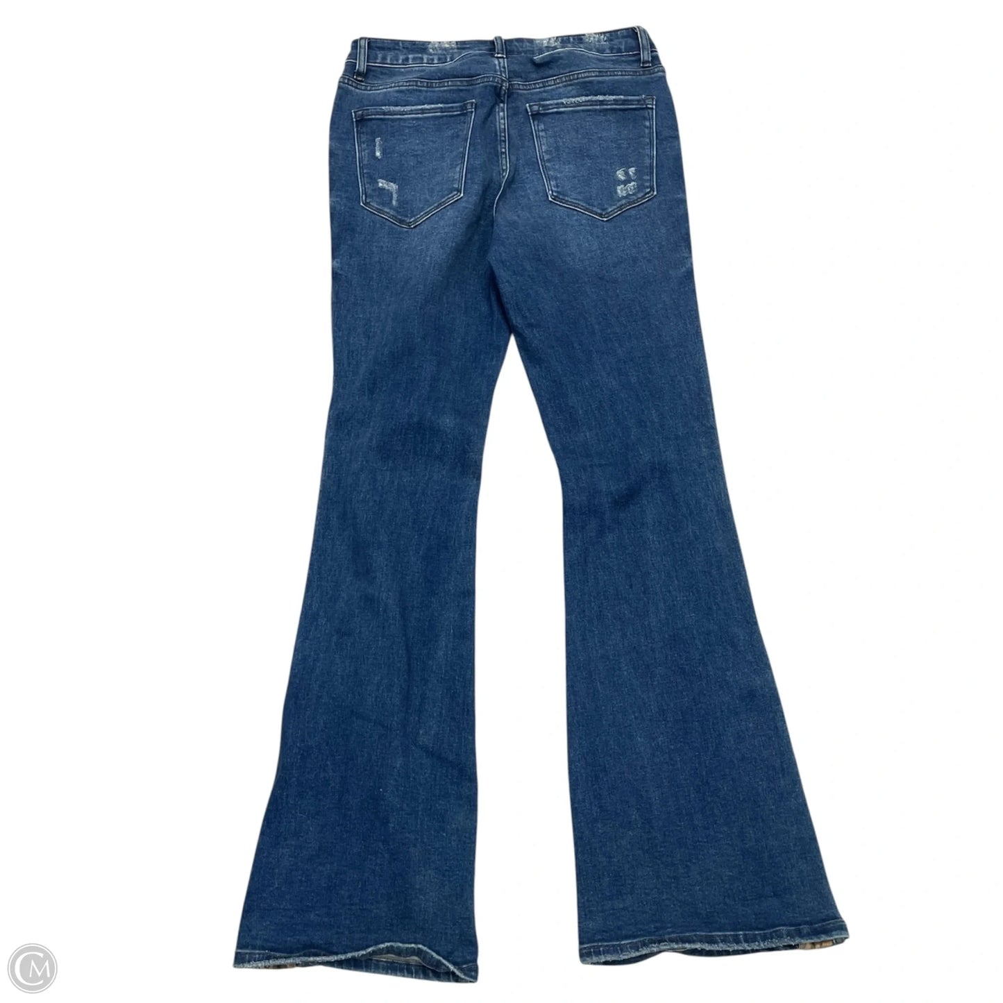 Jeans Wide Leg By Vervet In Blue Denim, Size: 8